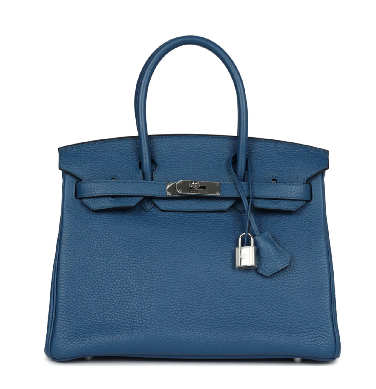 HERMES - BIRKIN 30 IZMIR  BLUE TOGO PHW