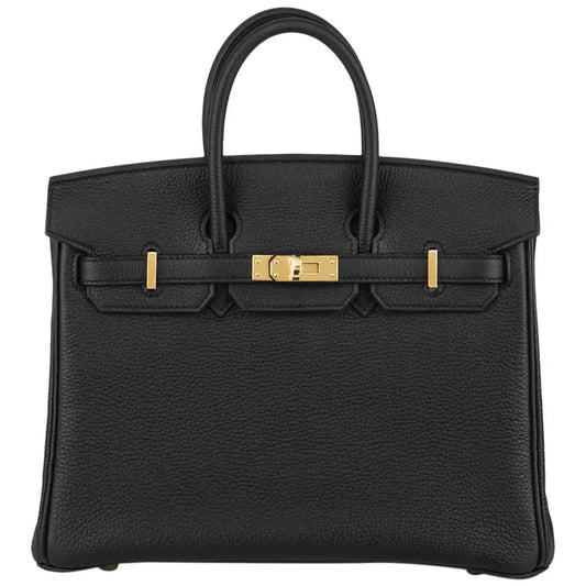 HERMES - BIRKIN 25 BLACK TOGO GHW