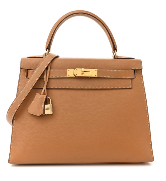 HERMES - KELLY SELLIER 28 COURCHEVEL GHW