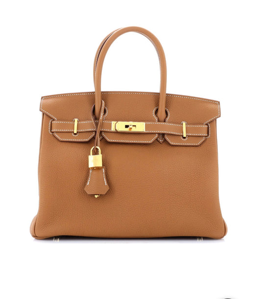 HERMES - BIRKIN 30 GOLD ON GOLD GHW